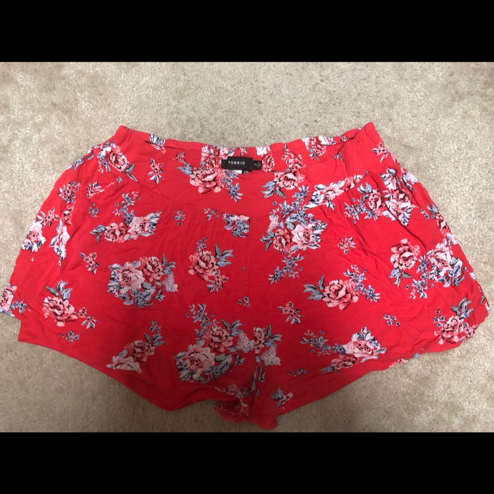 Torrid floral shorts